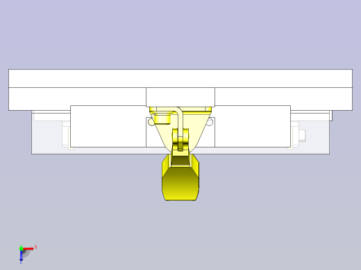 可抵消工件尺寸误差的焊接夹具3D图纸俯视缩略图