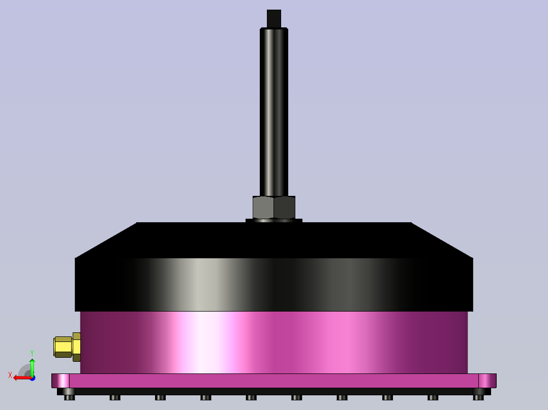 脚轮脚杯3D  WAP51-A250.x_t后视图