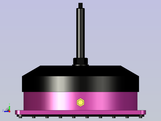 脚轮脚杯3D  WAP51-A250.x_t右视缩略图