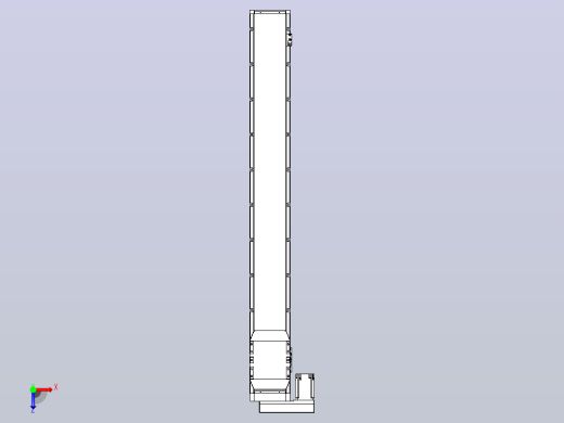滚珠丝杠直线轴内置导轨TPA-GCR-170-2510C-L1350-ML-M75-N3俯视缩略图