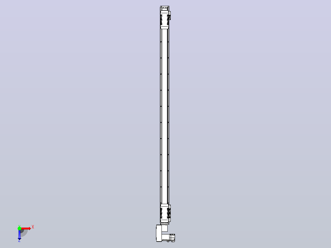 皮带直线轴双滑块型TPA-GCBS-50-P42-L525-QL-M10-N3俯视图