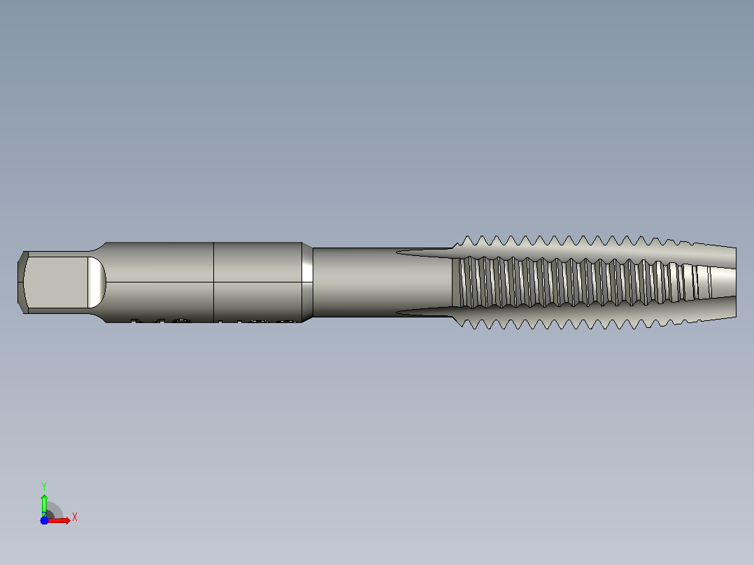 m8-hss丝攻数码模型前视图