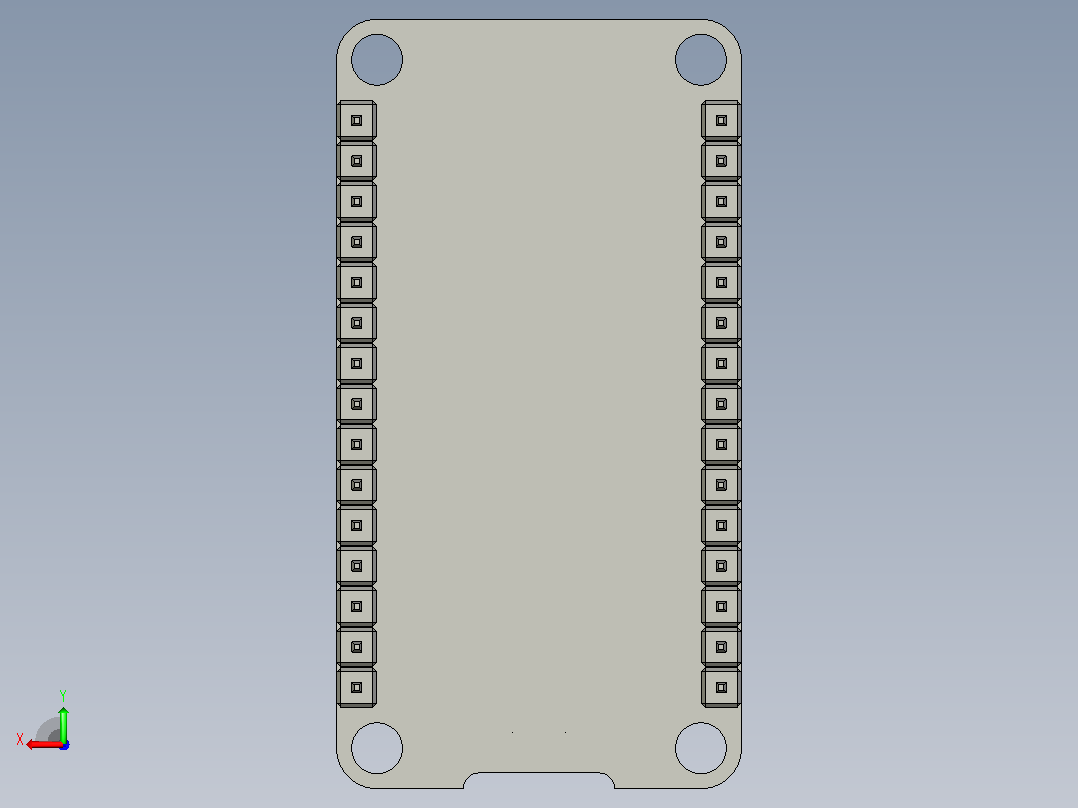 esp 32 38 pin开发板wifi蓝牙超低功耗双核13后视图