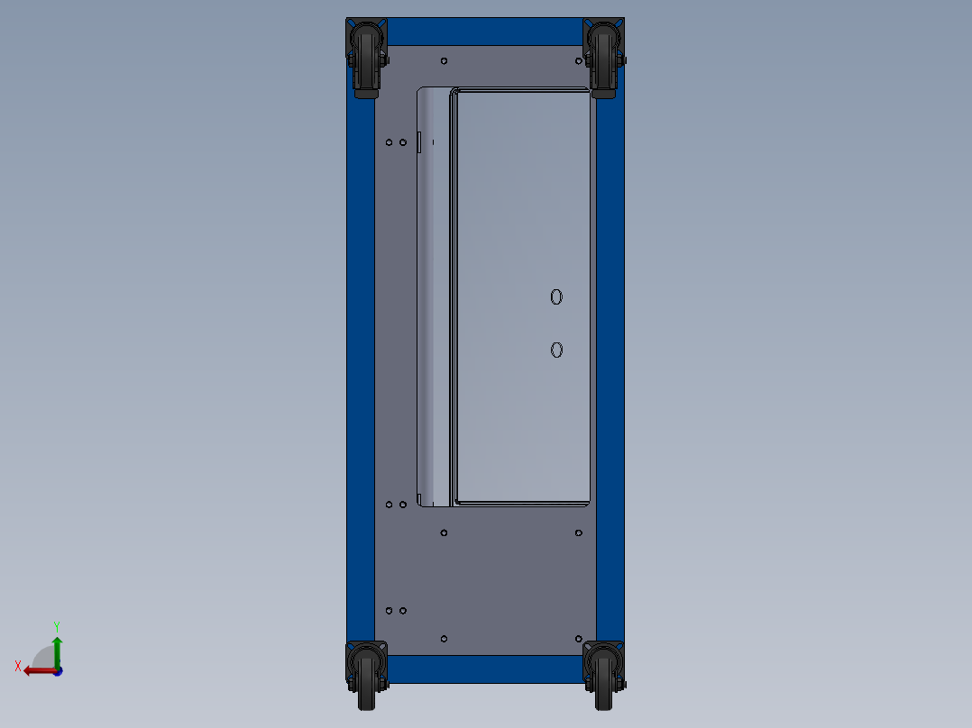 上盖检具后视图