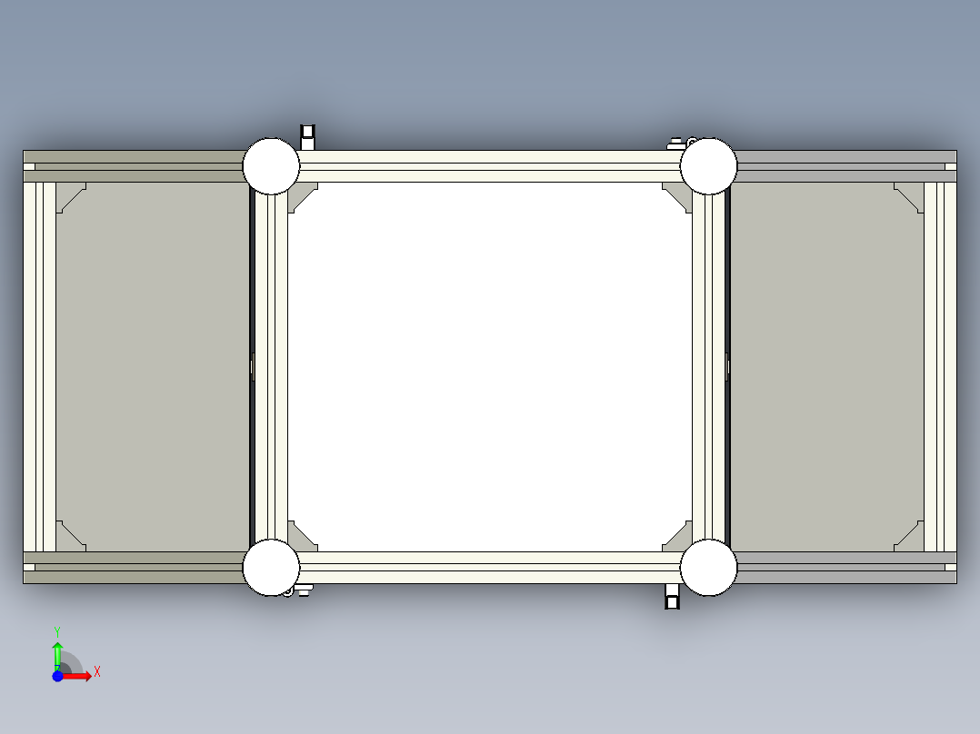 自动化耐压测试机（非标电测机）3D模型前视图