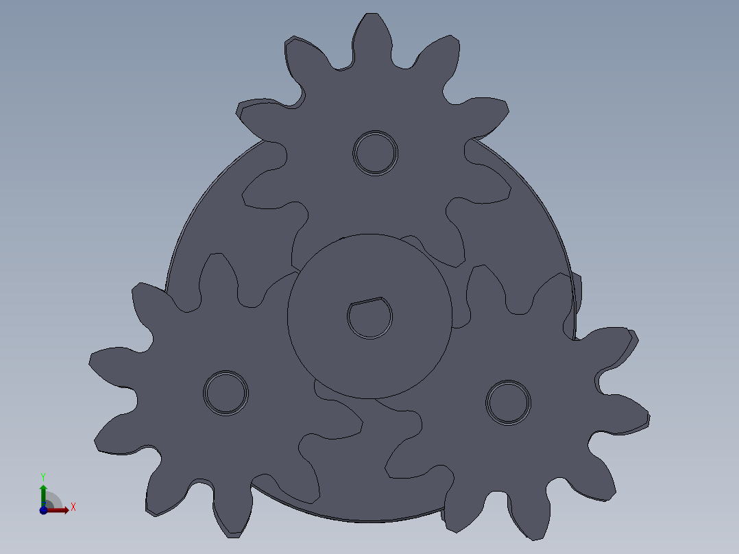 行星减速器前视图