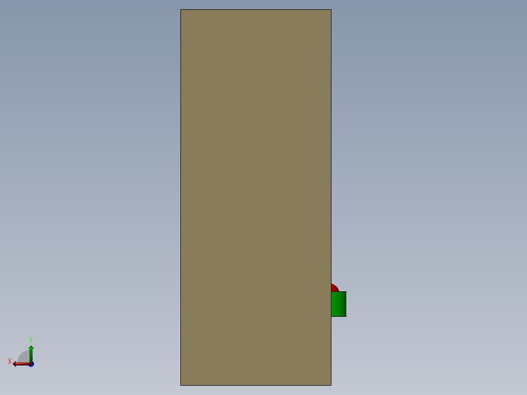 3D四连杆后视图