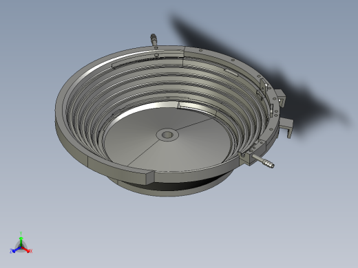 三极管SOT精密振动盘3D图