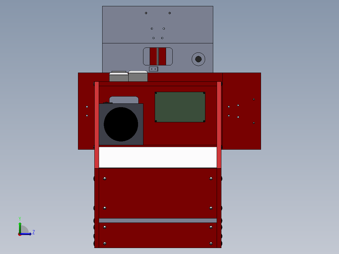 144数控机床左视图