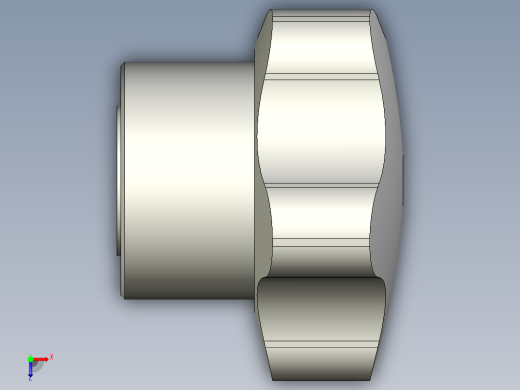 星型把手VC.192S-INOX-3D多系列多零件图纸模型俯视缩略图