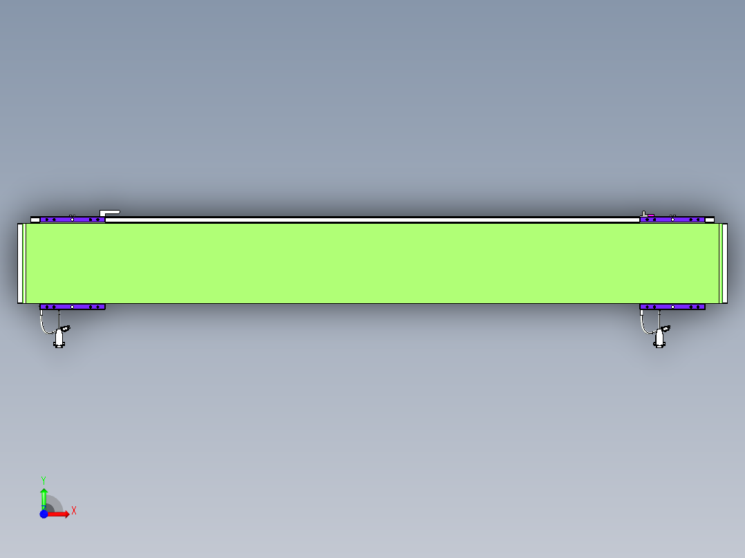 威洛博VL系列3d模型模组2VL22H2Y-S1450前视图