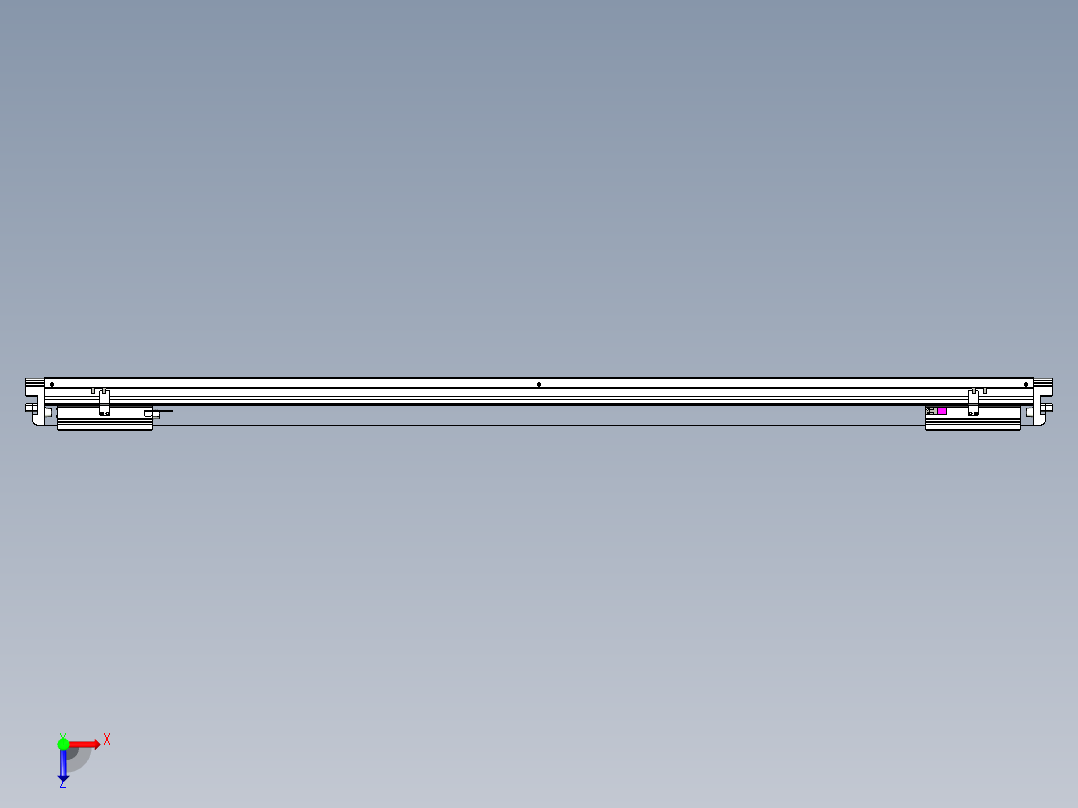 威洛博VL系列3d模型模组2VL22H2Y-S1450俯视图