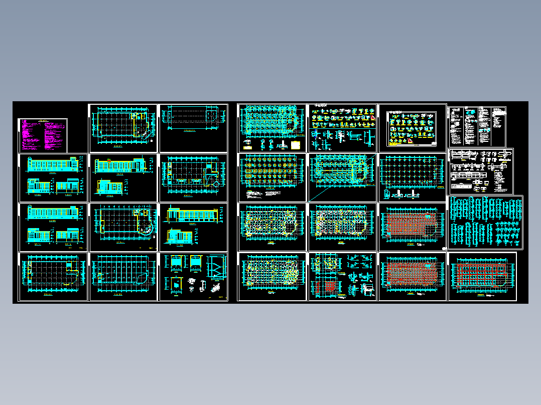 【3层】2677.9㎡三层框架办公楼施工组织设计及报价工程量清单（含CAD建筑结构图、进度计划表）