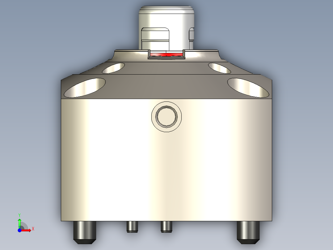 KOSMEKSFA3000-G0N-150多系列多零件图纸模型多系列多零件图纸模型前视图