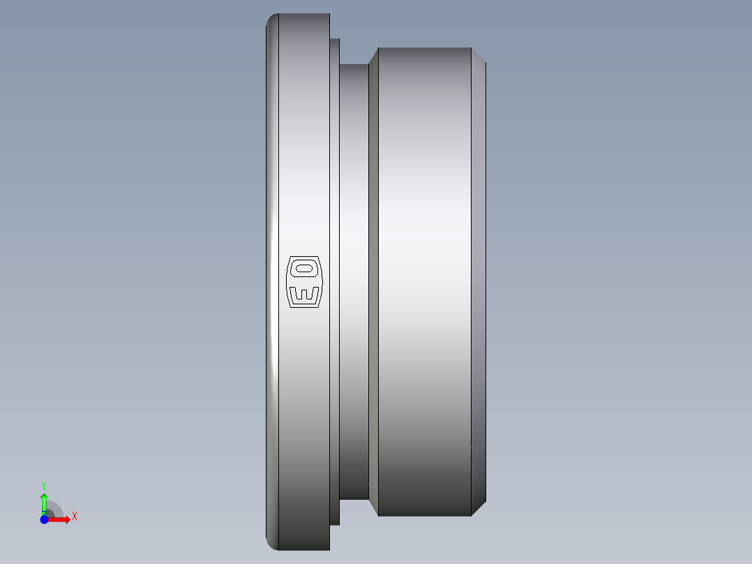 卡套式工业通用硬管接头EO_Blanking_plug_for_ports_VSTI48x2EDCF前视图