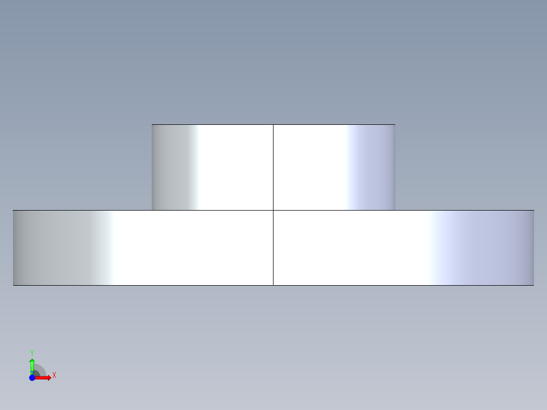 CPVC管件23-Sch80_Flange One-Piece_SOC_9851-015_1.5in前视图
