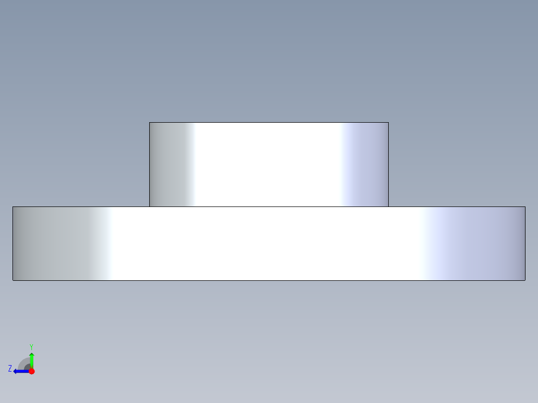 CPVC管件23-Sch80_Flange One-Piece_SOC_9851-015_1.5in右视图