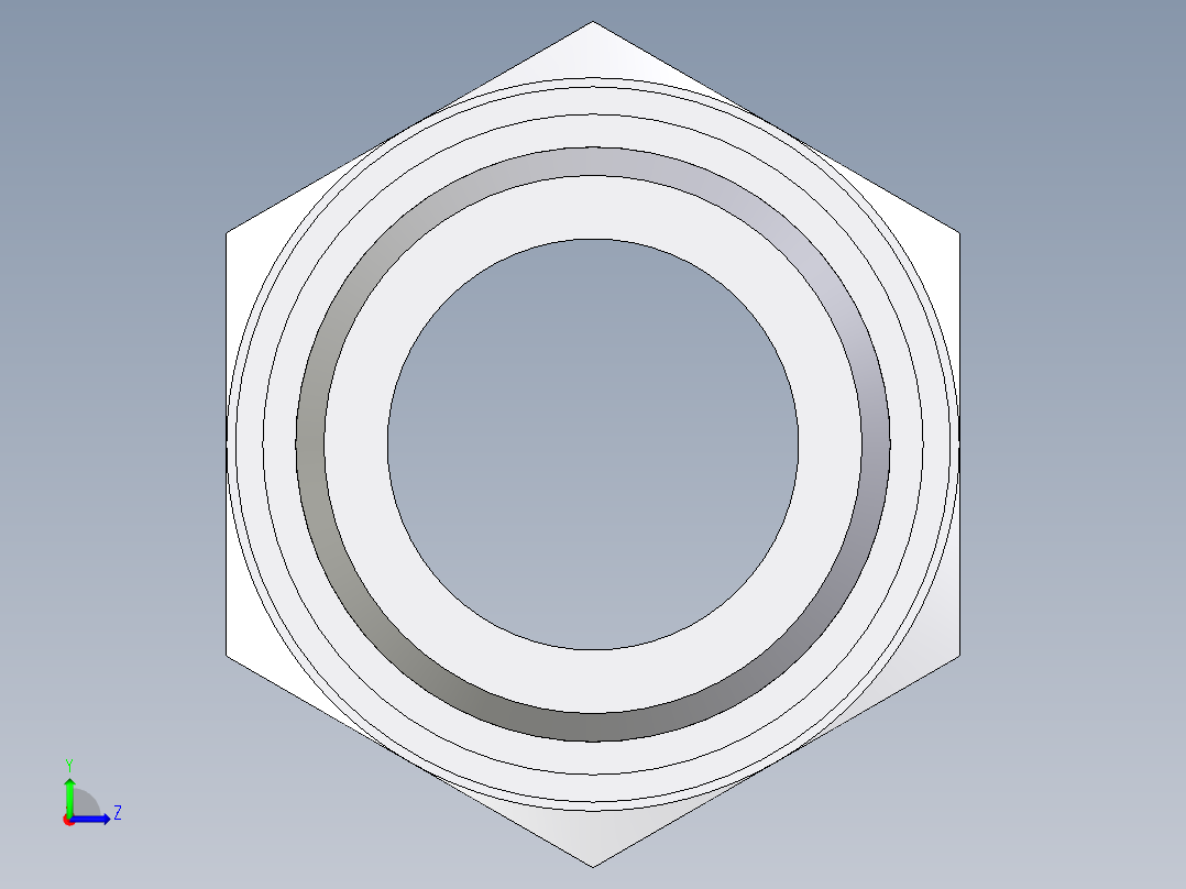 卡套式工业通用硬管接头EO_Male_Stud_connector_GE28LREDOMDCF左视图