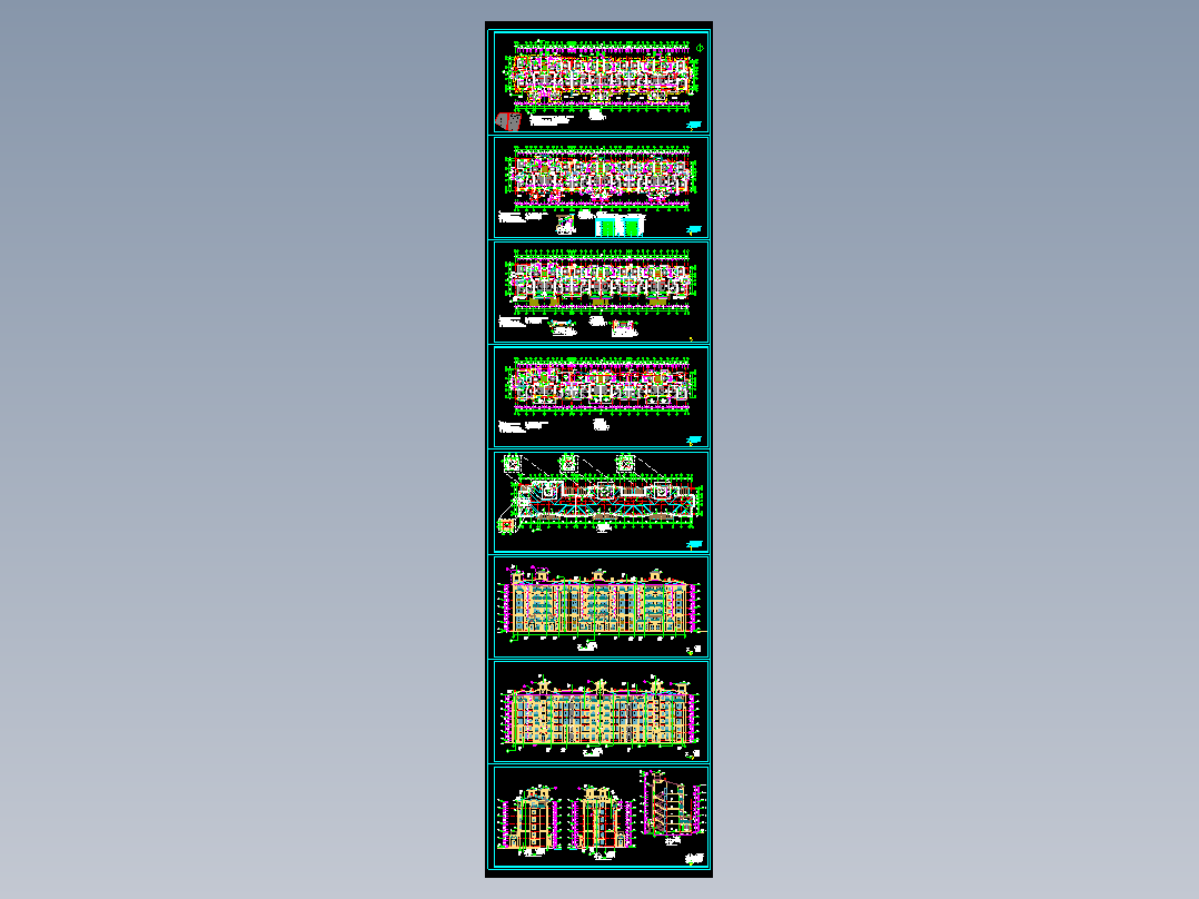 3381.54平米六层砖混住宅楼施工组织设计及施工图预算（建筑、结构图、平面图、进度表）
