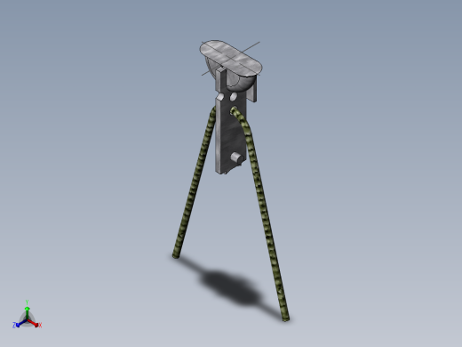 安装架正等轴测缩略图