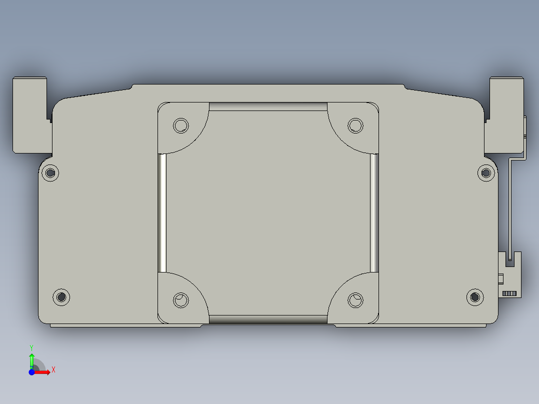 东锦丝杆传动-直线滑台模组DH270-C-L10-S150-BC-T1000W-C3前视图