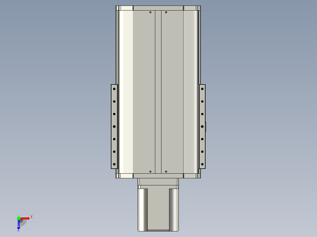 东锦丝杆传动-直线滑台模组DH270-C-L10-S150-BC-T1000W-C3俯视图