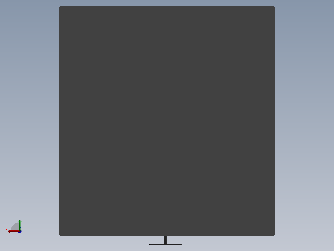 显示器19寸后视图