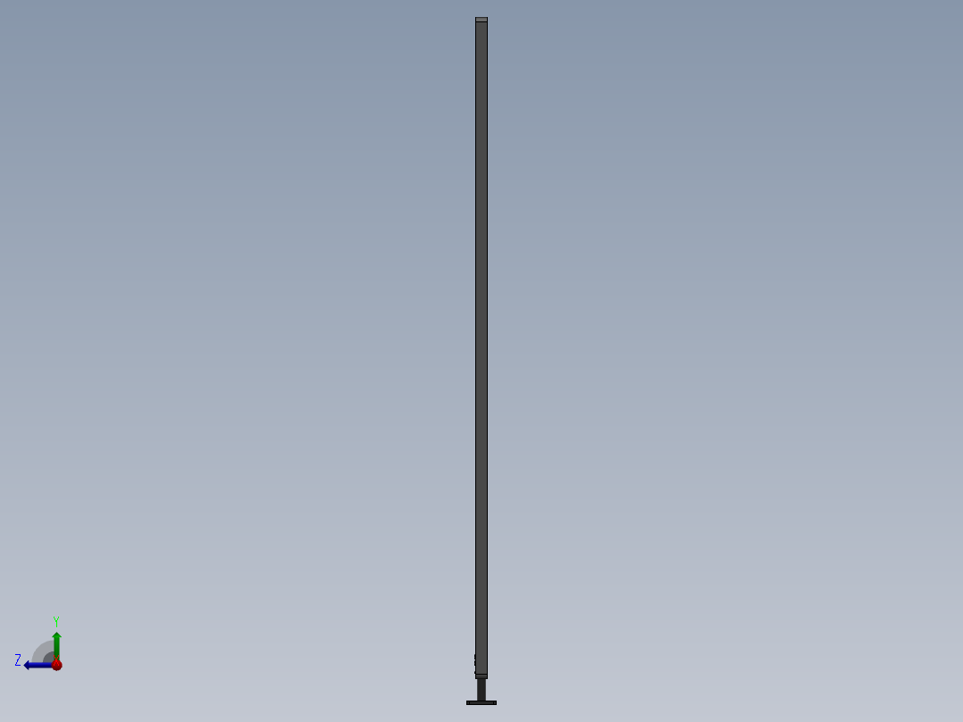 显示器19寸右视图