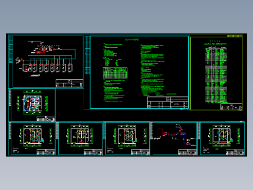 大学P2实验室净化空调图