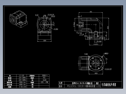 斜齿孔ZPGH115-L1 24-110-145-M8 120F.DXF
