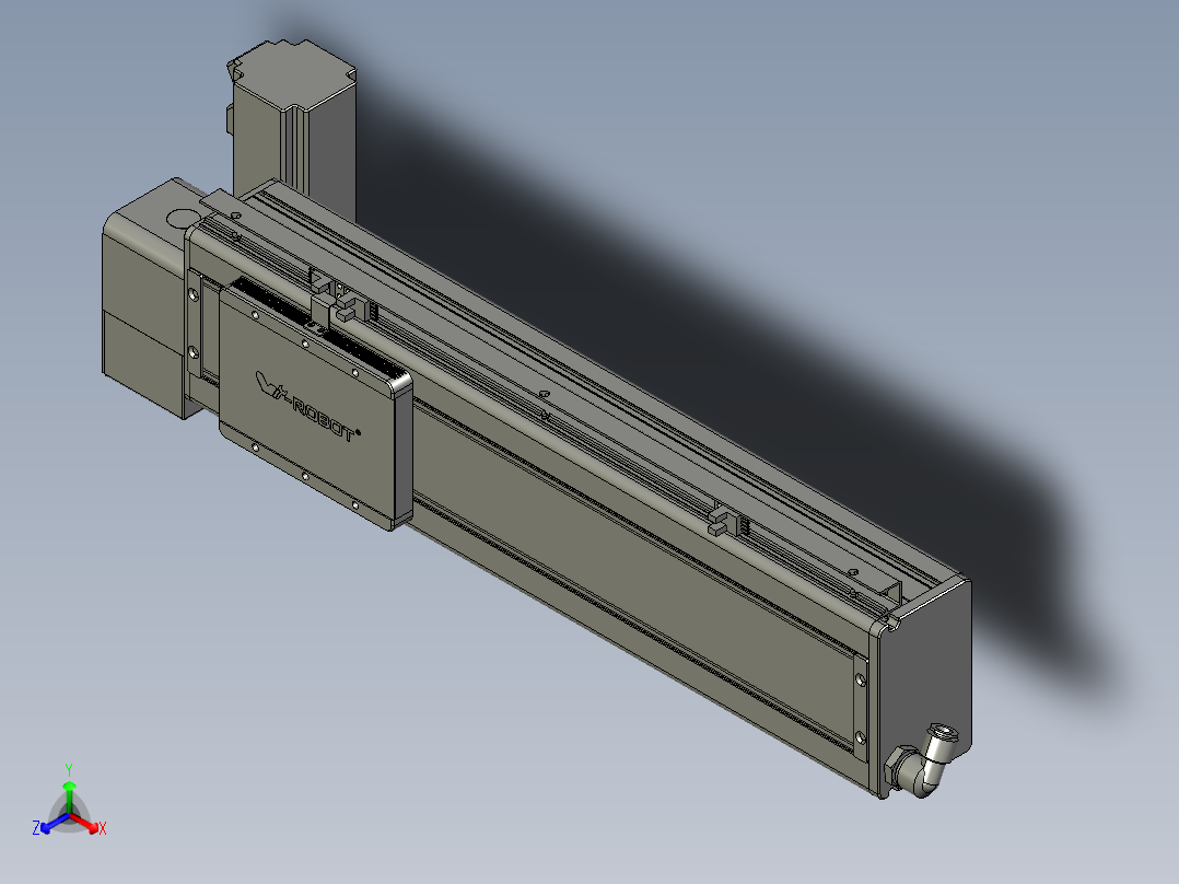 威洛博VBC同步带传动一无尘环境VBC12-S300-BLD-P40主视图
