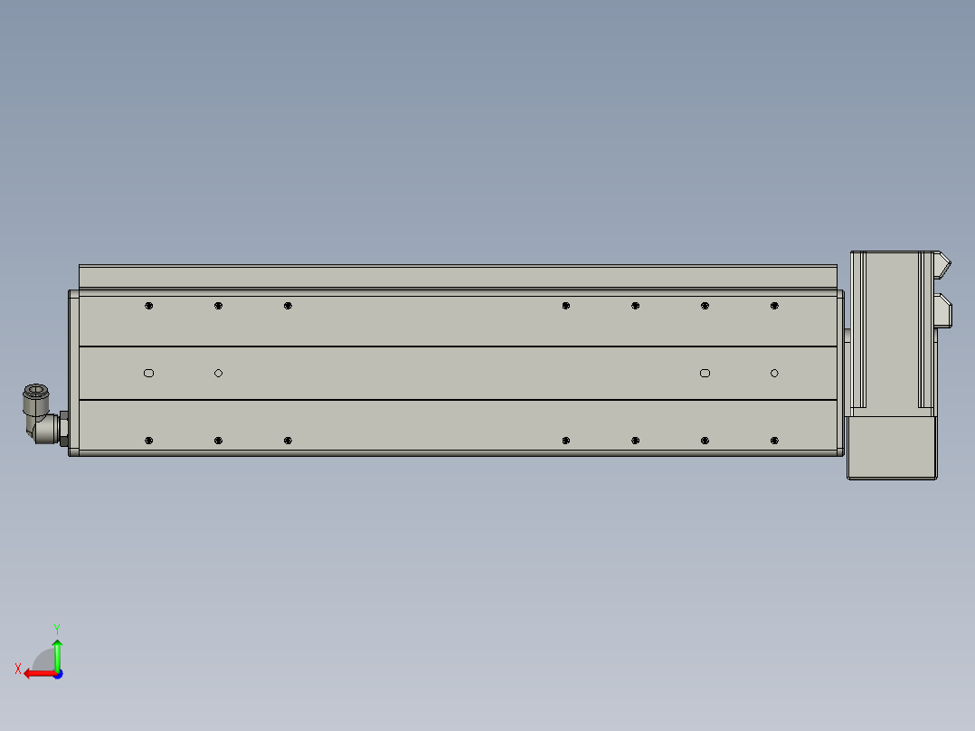 威洛博VBC同步带传动一无尘环境VBC12-S300-BLD-P40后视图