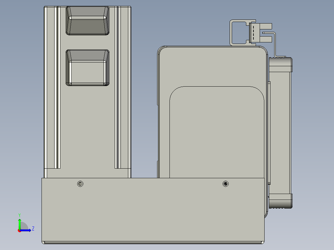 威洛博VBC同步带传动一无尘环境VBC12-S300-BLD-P40左视图