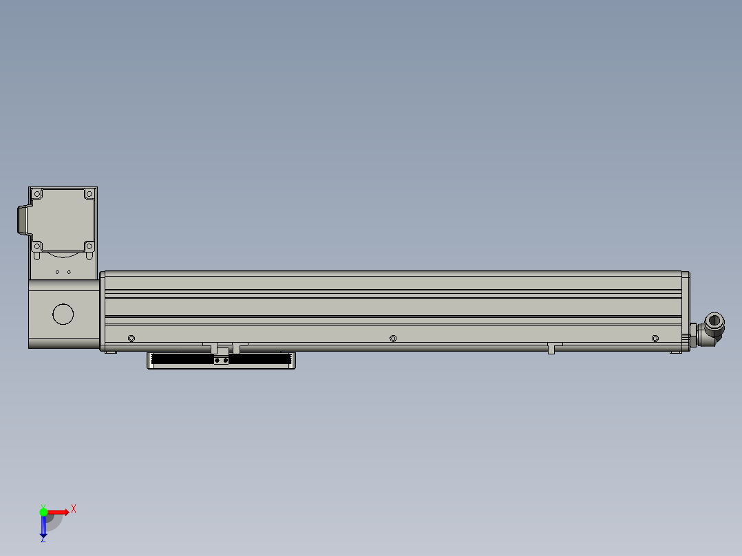 威洛博VBC同步带传动一无尘环境VBC12-S300-BLD-P40俯视图