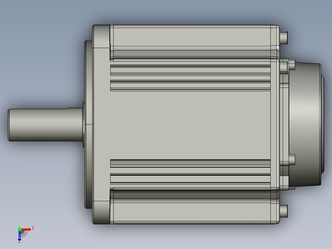电机MS6G-130CN15B2-41P5俯视图