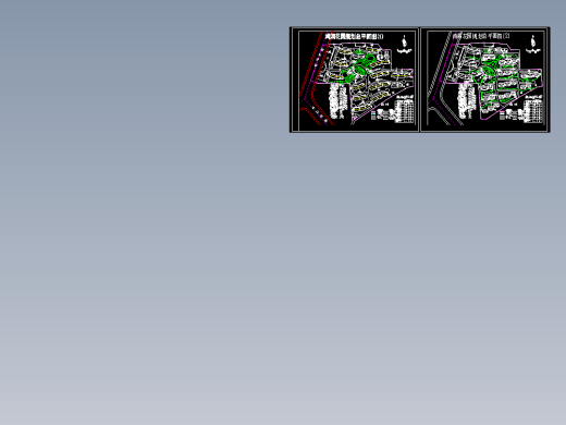 鸿润花园规划总平面图