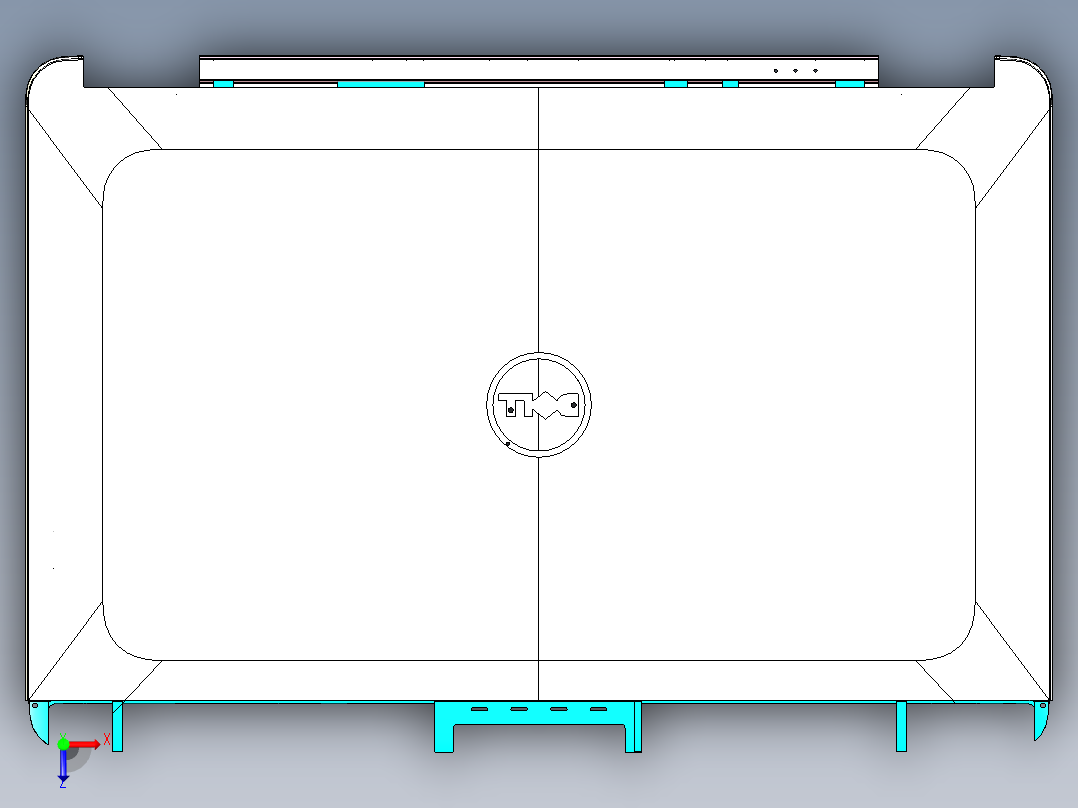 vaz50_lcd_cover_sub_assy_asm俯视图