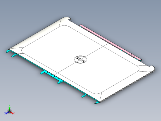 vaz50_lcd_cover_sub_assy_asm正等轴测缩略图