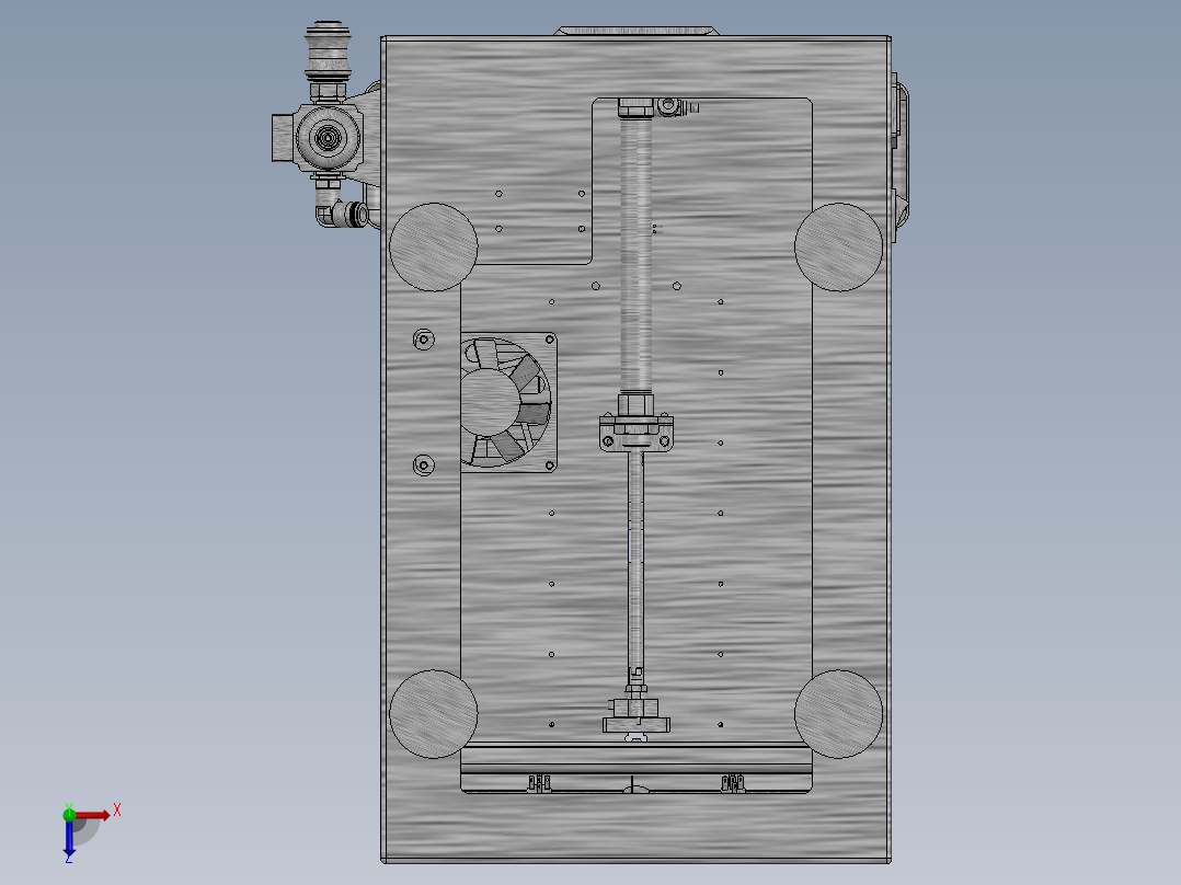 桌上型自动热熔组装设备sw17可编辑俯视图
