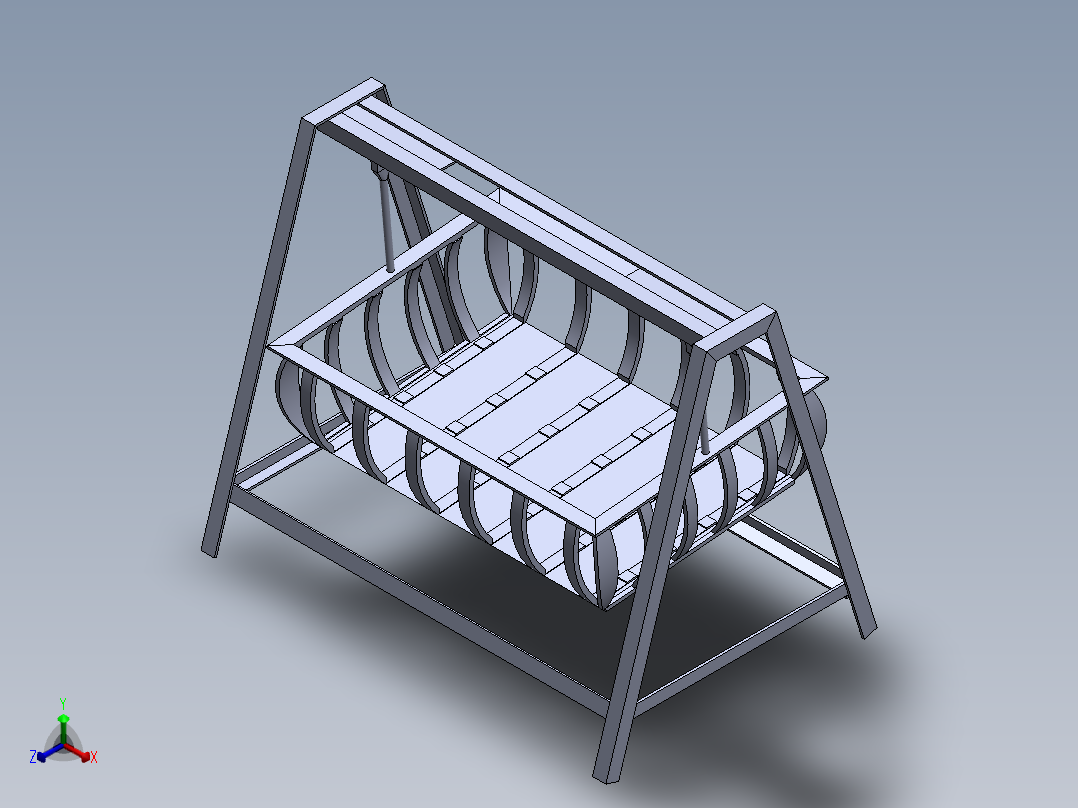摇篮正等轴测图