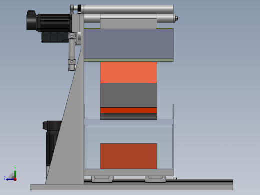 废旧锂电池正负极拆分机右视缩略图