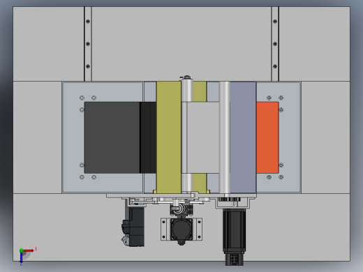 废旧锂电池正负极拆分机俯视缩略图