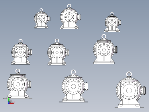 9款G系列螺杆泵前视缩略图