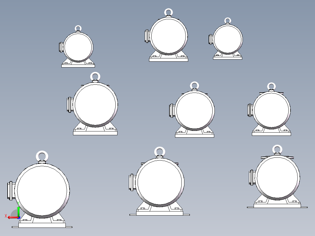 9款G系列螺杆泵后视图