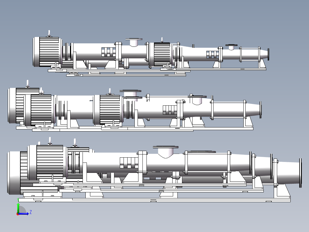 9款G系列螺杆泵左视图
