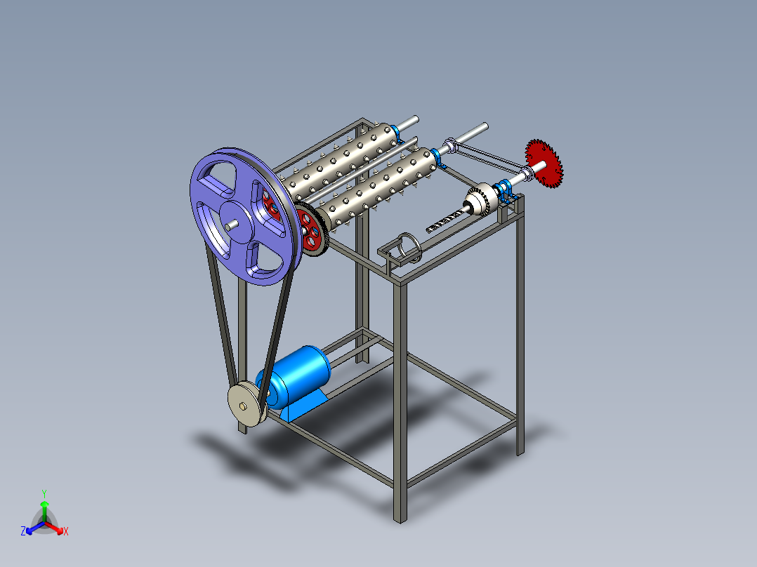 B2003954-半自动椰子去壳机