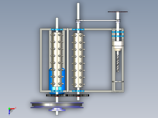 B2003954-半自动椰子去壳机俯视缩略图