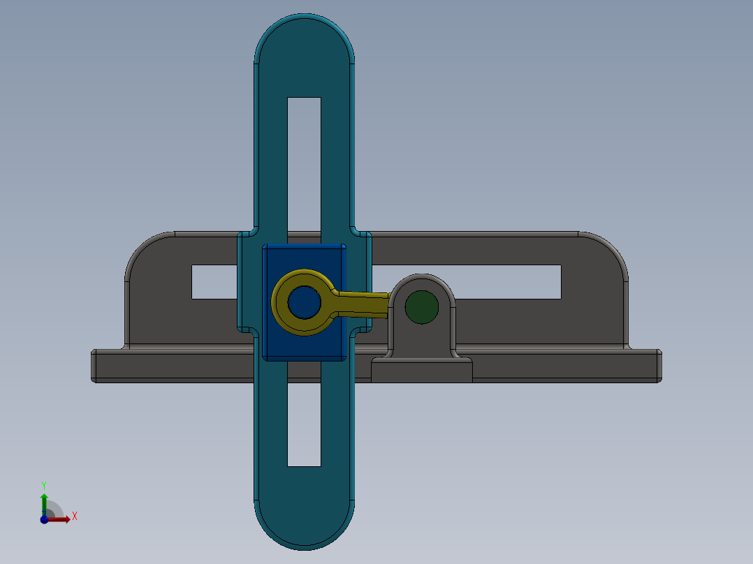 曲柄滑块 (1)前视图