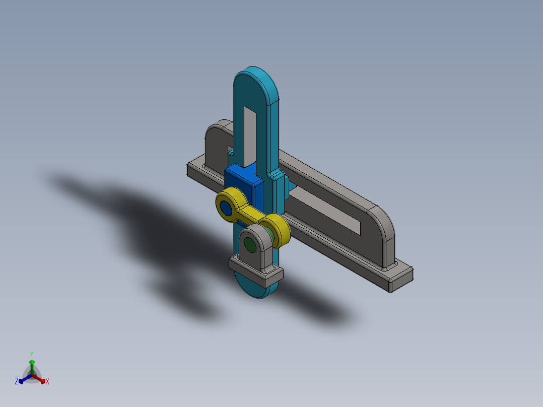 曲柄滑块 (1)正等轴测图