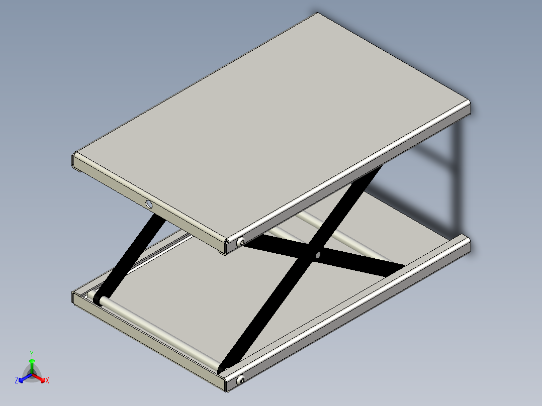 升降机正等轴测图